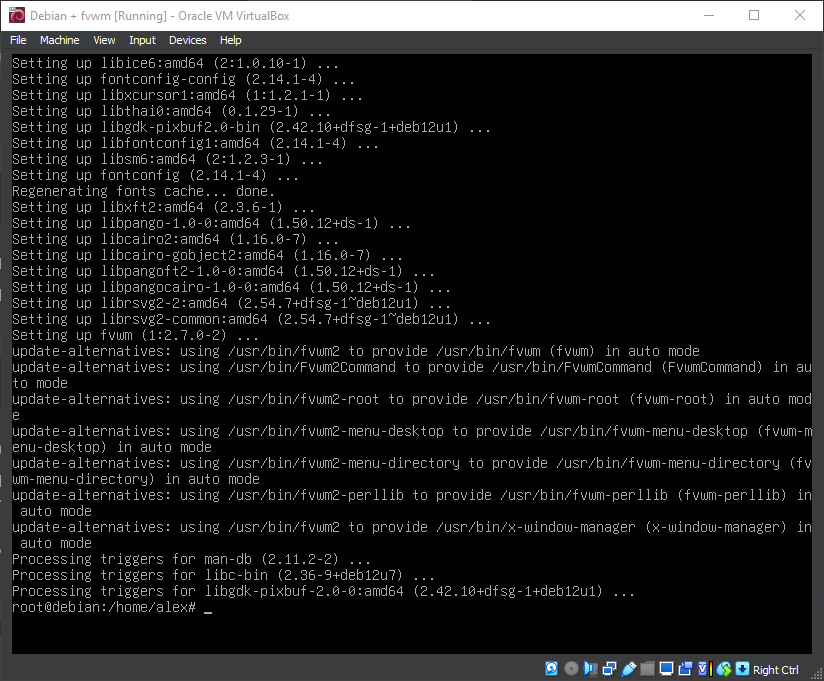 Running 'apt install icewm'